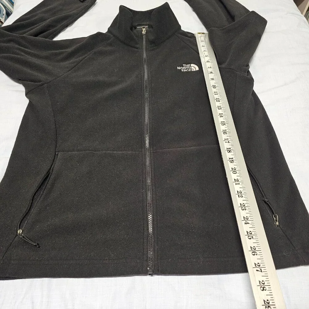 The North Face Full Zip Fleece Jacket Men Size L Black